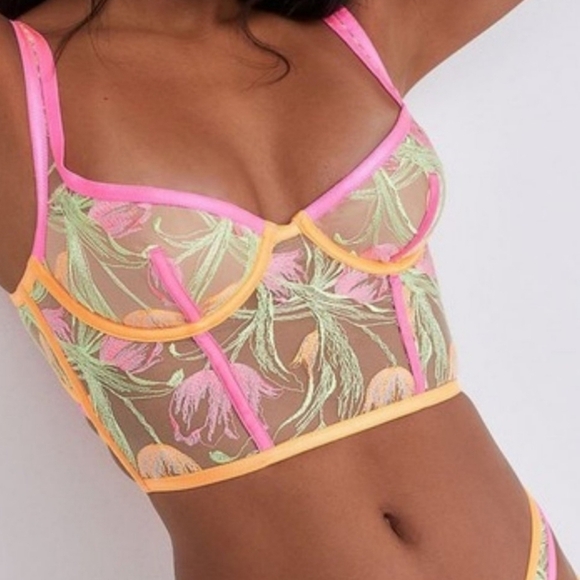 New!For Love and Lemons Tulip Bustier Bra